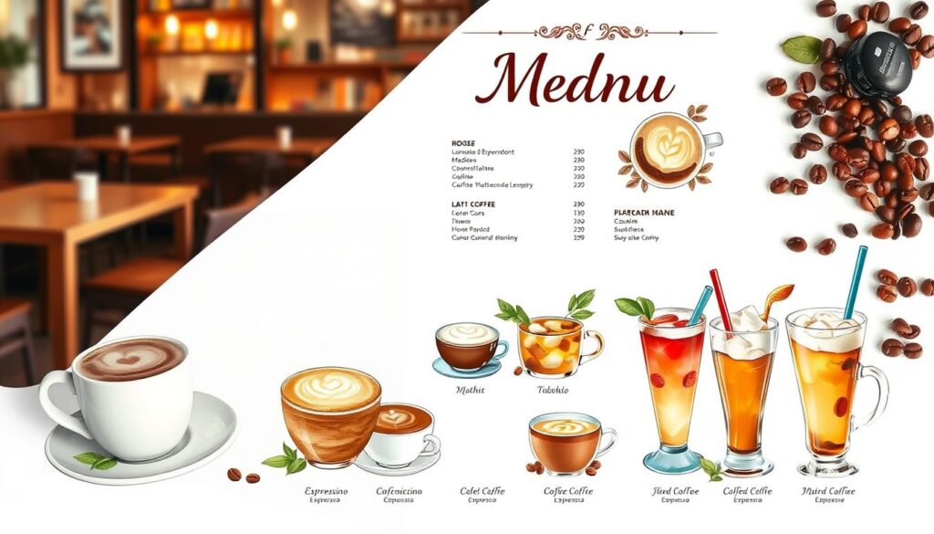 carta de bebidas